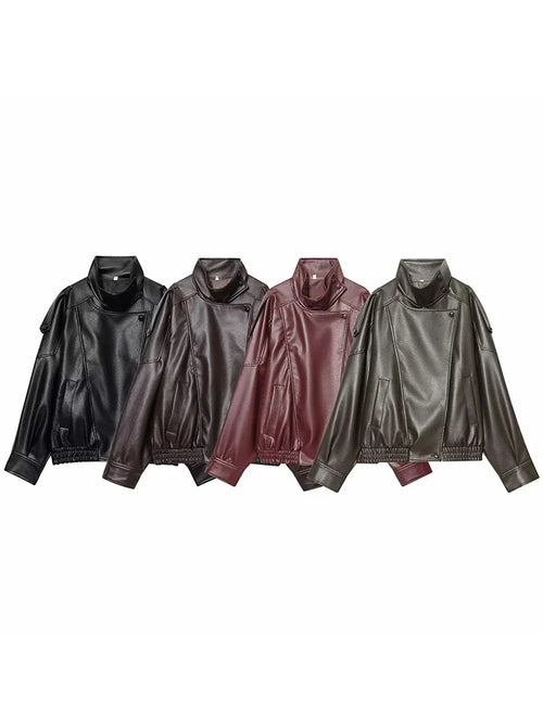 Urban Lederjacke Komfortstil